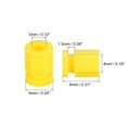 thumbnail image 2 of Unique Bargains 24Pack RC Anti Vibration Rubber Balls for F4 F7 Flight Controller M3x8mm Yellow, 2 of 6