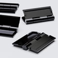 thumbnail image 4 of 4x BLACK Acrylic Piano Hinges 45mm x 38mm BLACK Hinges, Continuous Acrylic Piano Hinge, (1 49/64 x 1 1/2 in), 4 of 10
