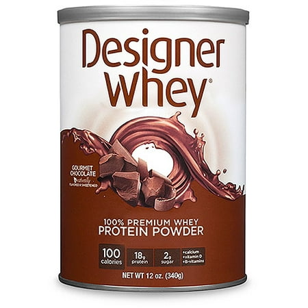 Designer Whey Protein Powder, Chocolate, 20g Protein, 0.75 Lb