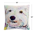 thumbnail image 3 of Pat Saunders-White 'Buttons' 16 X 16 Decorative Throw Pillow, 3 of 5