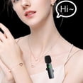 thumbnail image 3 of Microphone Lavalier, Micro à Clip sur Revers 2.4G pour Interview Noir, Rose, Blanc, 3 of 7