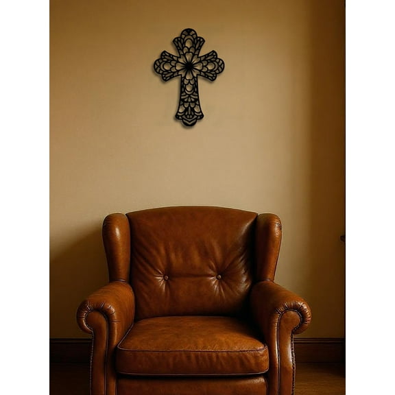 Metal Wall Crosses,Creative Contemporary Vintage Hanging Art, Timeless Elegance