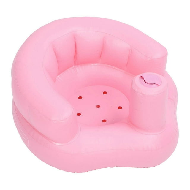 Baby Inflatable Seat Leakproof Foldable Built in Gas Pump PVC Infant Support Inflatable Chair