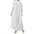 thumbnail image 6 of ZANZEA Women Pure Color Long Sleeve Long Shirt Dress FZH, 6 of 6