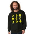 thumbnail image 5 of Party Like The 1980s Pac Man Sweatshirt for Men or Women Brisco Brands S, 5 of 6