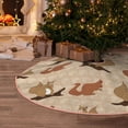 thumbnail image 5 of Sikiie Squirrel nut backgrounds Christmas Tree Skirt, Christmas Tree Decorations, Christmas Decor, Tree Mat Decoration(30-48IN)-36", 5 of 6