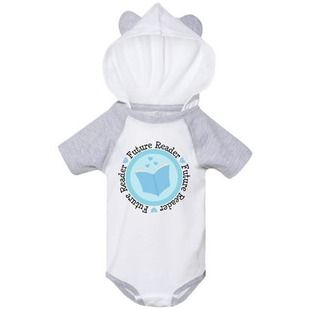 

Inktastic Reading Future Reader Books Gift Baby Boy or Baby Girl Bodysuit