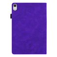 thumbnail image 4 of SaniMore Wallet Case for iPad 10th Generation 10.9" 2022, PU Leather Case with Embossed Sunflower Shockproof TPU Shell Card/Pen Holder Hand Rope Anti-slip Kickstand Tablet Case For iPad 10th, Purple, 4 of 14
