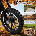 thumbnail image 4 of Gpower 49cc Dirt Bike for Kids 6–15, 2-Stroke Gas-Powered Mini Bike, 1-Seater, Black, 4 of 11