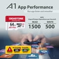 thumbnail image 5 of [Gigastone] 64GB 5-Pack Micro SD Card, Camera Plus, MicroSDXC Memory Card for Wyze, Video Camera, Security Camera, Smartphone, Fire tablet, 4K Video Recording, UHS-I U3 A1 V30, 95MB/s, with Adapter, 5 of 7