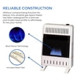 thumbnail image 2 of Calentador espacial de gas propano sin ventilación Blue Flame de 10000 BTU, 2 of 9