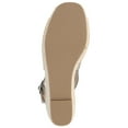 thumbnail image 6 of Journee Womens Crew Wedge Heel Espadrille Sandals, Widths Available, 6 of 10