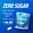 thumbnail image 5 of GYMGUM Energy Caffeine Gum | 50mg Caffeine | Sugar-Free, Keto-Friendly | Fast-Acting Energy & Focus Gum with Guarana & L-Theanine (40 Count (Pack of 3), Arctic Mint), 5 of 10