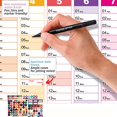 thumbnail image 4 of Tyeign Home Calendar, Paper, Wall Planner 2025 Extra Large 20.67 X 20.91 Color Full Year Calendar 12 Month Yearly Personalized Folded, 4 of 8