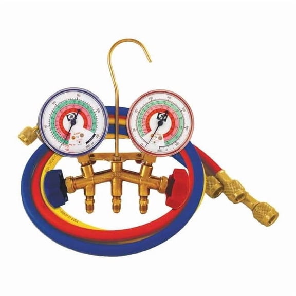 Jb Industries Manifold Gauge, 2-Valve M2-5-410A