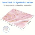 thumbnail image 1 of QUTETN [1pc PU Leather Mouse Pad] 1pc Water-Proof PU Leather Mouse Pad | HD Printed Golden Marble Design  Non-slip  Decorative Accessories For Home  Office  Suitable for Computers  Laptop, 1 of 6