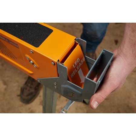 Husky 28 in. Folding Sawhorse (2-Pack 