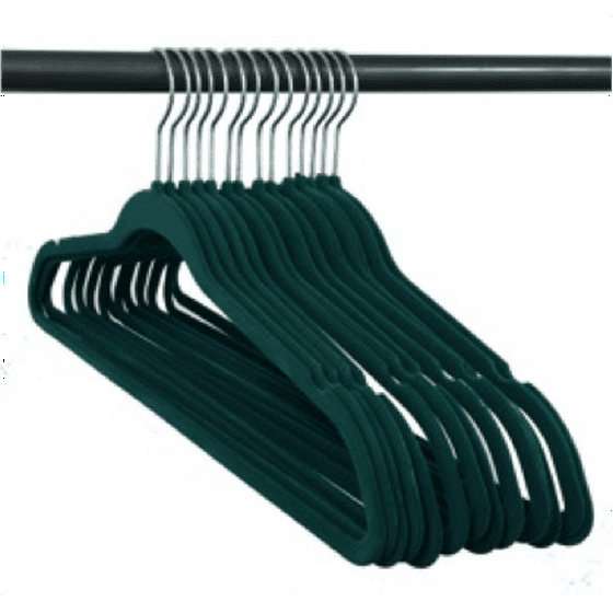 Closet Complete 50 Pack Velvet Hangers Black With Gold Hook Closet Complete 50 Pack Velvet Hangers Black With Gold Hook Com