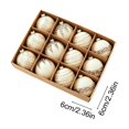 thumbnail image 3 of Velvet Christmas Ball Ornament Hanging Style Inlaid Detail Decorative Surface Bauble for Christmas Tree Hanging Display, 3 of 7