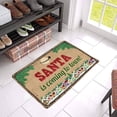 thumbnail image 3 of MKHERT Vintage Rusty Metal Sign Santa Claus is Coming to Town Doormat Rug Home Decor Floor Mat Bath Mat 23.6x15.7 inch, 3 of 3