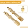 thumbnail image 4 of 1 Set 50mm Tire Valve Extension with Plastic double-ended Valve Core Tool Sealing Ring Valve Core Remover Cap 180 Degree Tyre Valve Inflation Adapter, 4 of 6