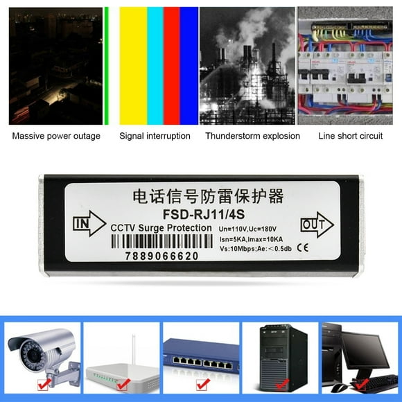 Thunder Protection, Telephone Surge Protector, Surge Protection, Surge Protector, For SPC Exchange