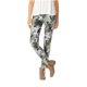 thumbnail image 2 of Aeropostale Womens Stretch Leggings Athletic Track Pantalones, Verde, X-Large Aeropostale Pista, 2 of 2