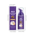 thumbnail image 2 of Pet Stain and Odor Remover, 50ml Pet Cleaning Foam for Dogs and Cats, Gentle No Rinse formula with Natural Ingredients, Portable Dry Shampoo for Travel and Sensitive Skin, 2 of 9