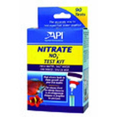 API Fishcare AP00018 Nitrate Test Kit For Freshwater/Saltwater, (2) 30 mL Bottle, 90 Test Per Kit
