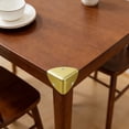 thumbnail image 4 of 1pc Vintage Corner Protectors Triangle Furniture Three-Sided Corner, Chrome Metal Box Corner Protectors for Table Corners Desk Corners (C), 4 of 6