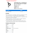 thumbnail image 2 of Outlet Radiator Hose - Compatible with 2013 - 2014 Ram 4500 6.7L 6-Cylinder, 2 of 2