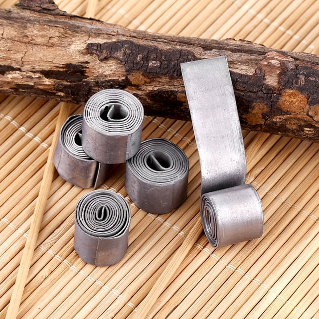 Hoja de plomo suave para pesca, 5 rollos de 0,6 mm, práctica tira de plomos, pesos, accesorios de suministros nuevos Hoja de plomo Spptty Suministros de pesca