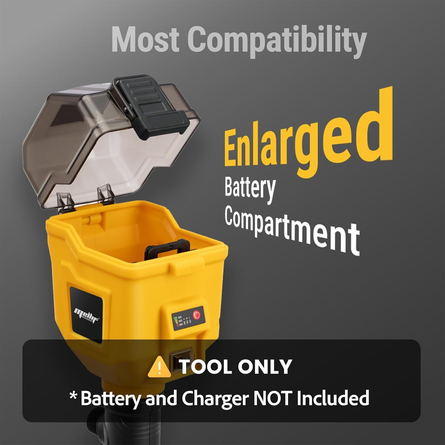Mellif Cordless Stick Water Transfer Pump Compatible with DeWalt 20V MAX Battery (Tool Only)