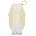 thumbnail image 6 of Sxiwei Womens Greek Toga Costume Grecian Toga Dress Roman Empress Costume Ancient Rome Dress Champagne XXL, 6 of 7