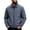 Blue, variant on MXALUOB Plaid Shirt Jackets for Men Checkered Zip Up Point Collar Jacket Elastic Cuff Gingham Loose Fit Stylish Jackets with Pockets