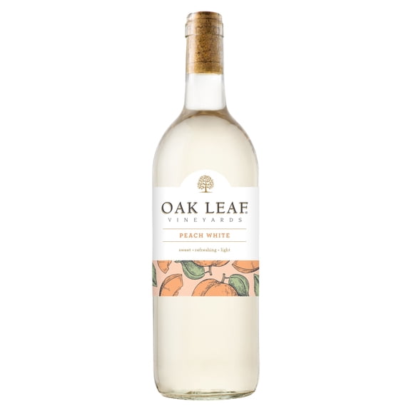 Oak Leaf Vineyards Peach Fruit Wines 750ml, 8.5% ABV, White Wine, Shelf-Stable