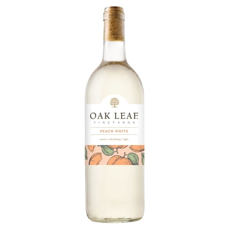 Oak Leaf Vineyards Peach Fruit Wines 750ml, 8.5% ABV, White Wine, Shelf-Stable