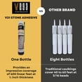 thumbnail image 3 of V21 Stone Adhesive: Unyielding All-Weather Bonding Formula for Ultimate Toughness, Single Pack with Cleaner, 3 of 9