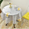 thumbnail image 1 of Nordic Style Round Long Tablecloth Simple Waterproof Restaurant Hotel Household Round Dining Table Tablecloth Printing, 1 of 7