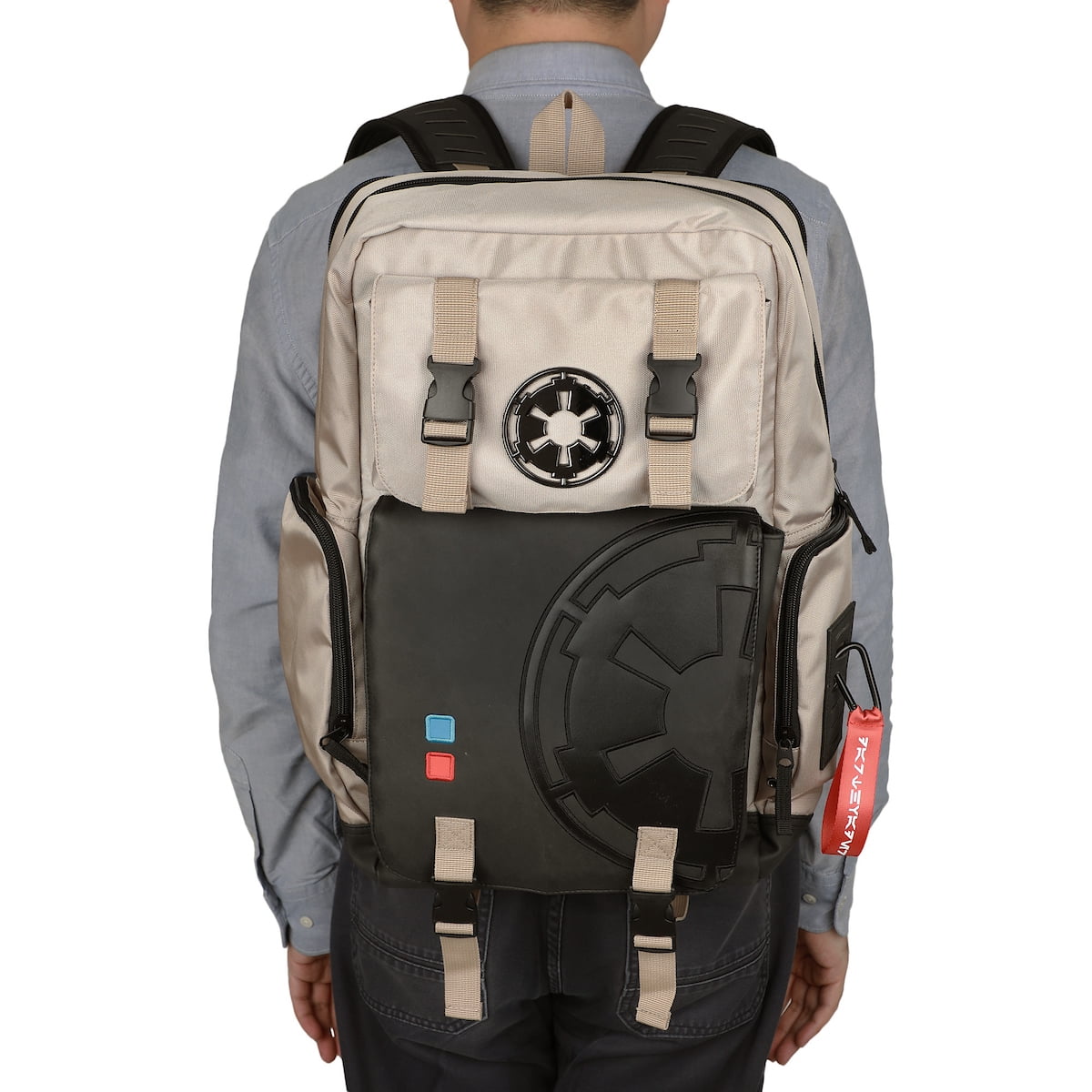 Star Wars Lightsaber-Themed White Built-Up Backpack  display picture 2