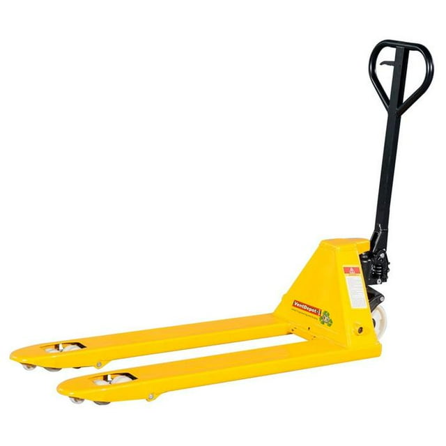 Patín Hidráulico VentDepot PalletGlide 5T Altura 20cm Ruedas de Nylon Horquilla 115/122cm