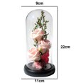 thumbnail image 2 of Flor de jabón LED Caja de cristal rosa luminosa Caja de regalo de novia para el día de San Valentín MFZFUKR BST3003046-2, 2 of 6