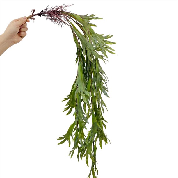Simulación de Enredaderas Colgantes y Hierba Verde Enredaderas Falsas Plantas Colgantes Decoración de Pared de Jardín C