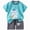 H135-Sky Blue, variant on TOWED22 Infant Baby Loungewear Pajamas 2 Piece Set Toddler Boy Short Sleeve Cotton Graphic Tee and Soft Drawstring Shorts Sets(Pink,18-24 M)