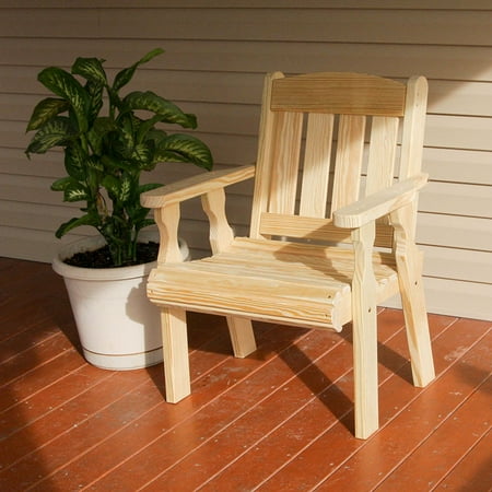 duty heavy unfinished treated amish lb pressure patio mission chair