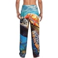 thumbnail image 7 of Salouo Colorful Underwater Sea Turtle Print Pajama Pants for Men, Lounge Pants Elastic Waistband Casual Men's sleepwear Loungewear Sleep Pajama Pant -Small, 7 of 7