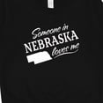thumbnail image 3 of Inktastic Someone in Nebraska Loves Me Toddler Sweatshirt, 3 of 4