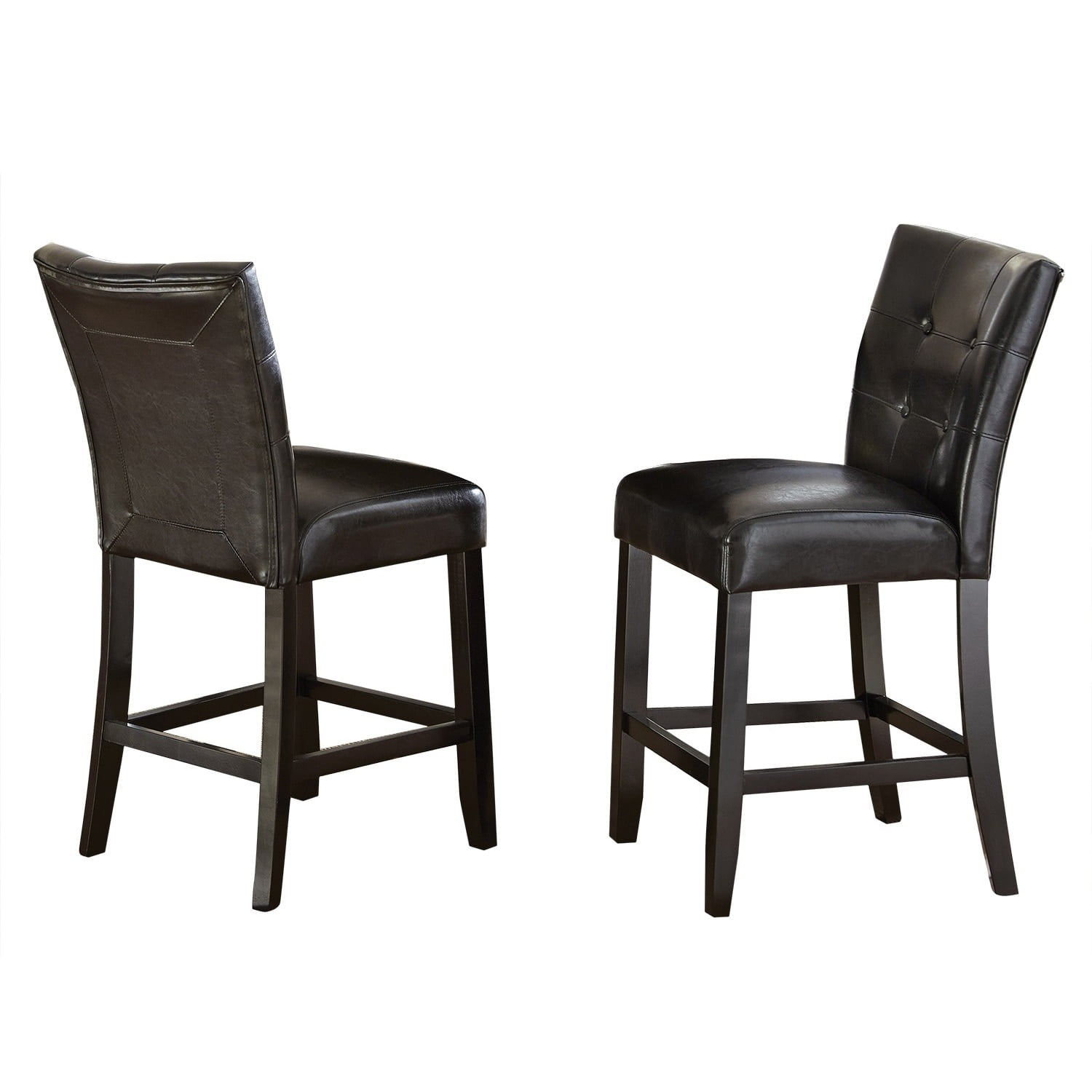 Greyson Living Malone 24-inch Faux Leather Counter Stools (Set of 2 ...
