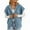 Blue, variant on WTOBBY Women's Fuzzy Fleece Vest Casual Oversized Warm Button Down Vest Jacket with Pockets, Soft and Cozy Vest for Relaxed and Comfortable Outfits,Army Green L