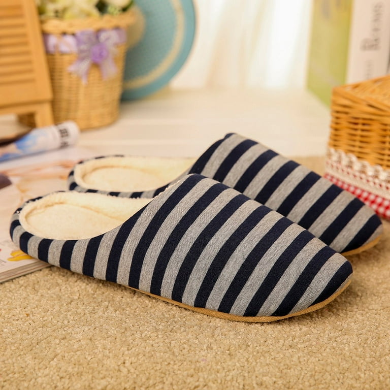 HSMQHJWE Mens House Slippers Size 20 Mens Extra Wide Slippers Soft